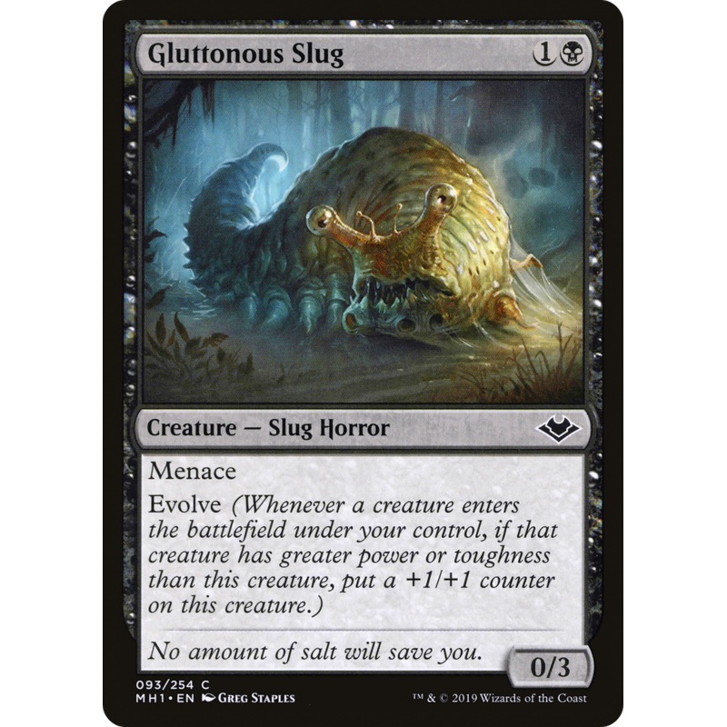 Gluttonous Slug (MH1-093) - Modern Horizons Foil