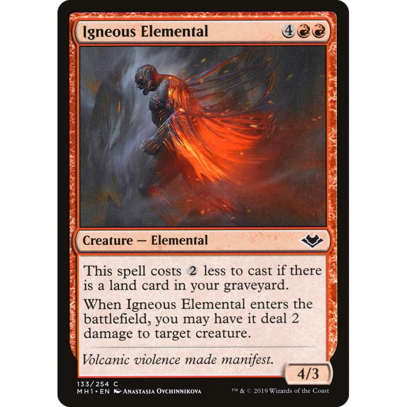 Igneous Elemental (MH1-133) - Modern Horizons Foil
