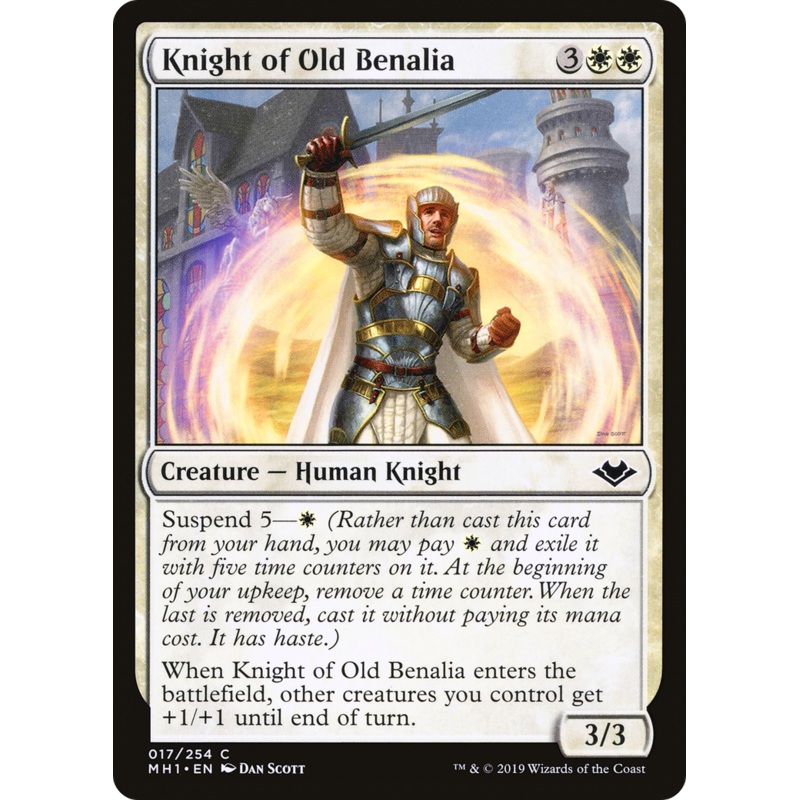 Knight of Old Benalia (MH1-017) - Modern Horizons