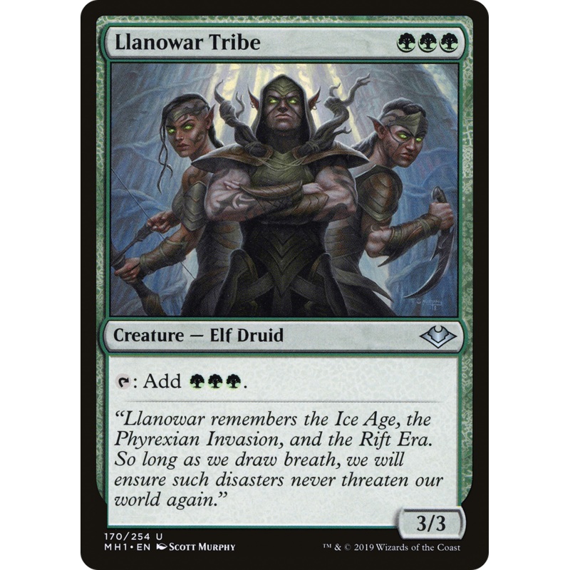 Llanowar Tribe (MH1-170) - Modern Horizons