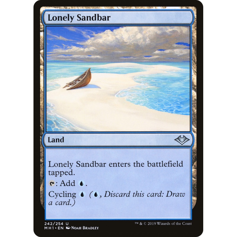 Lonely Sandbar (MH1-242) - Modern Horizons Foil