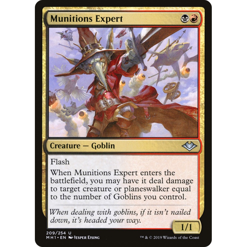 Munitions Expert (MH1-209) - Modern Horizons Foil