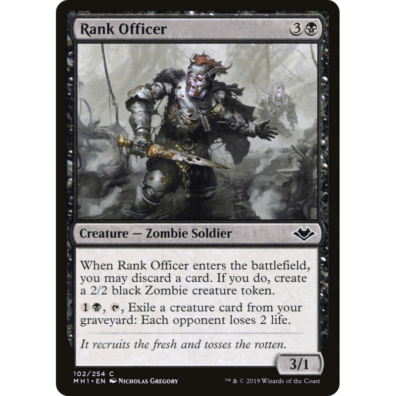 Rank Officer (MH1-102) - Modern Horizons Foil