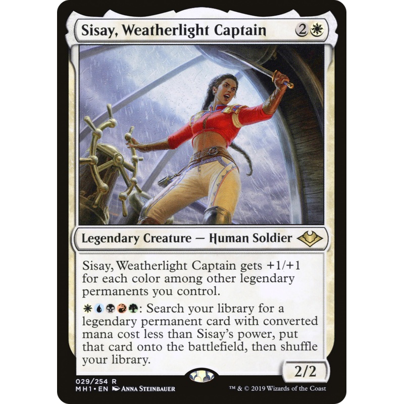 Sisay, Weatherlight Captain (MH1-029) - Modern Horizons Foil