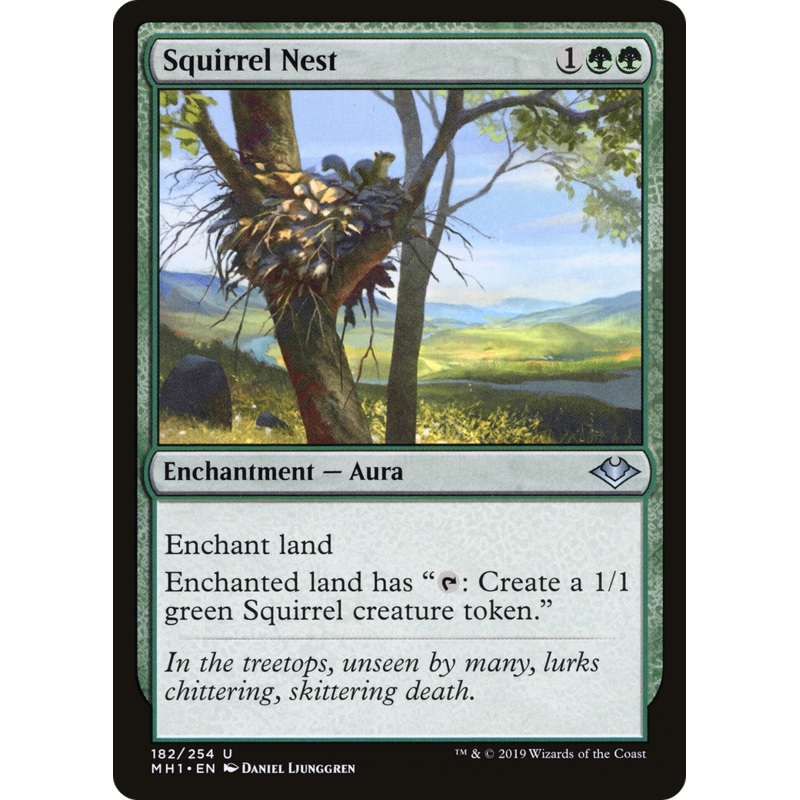 Squirrel Nest (MH1-182) - Modern Horizons Foil