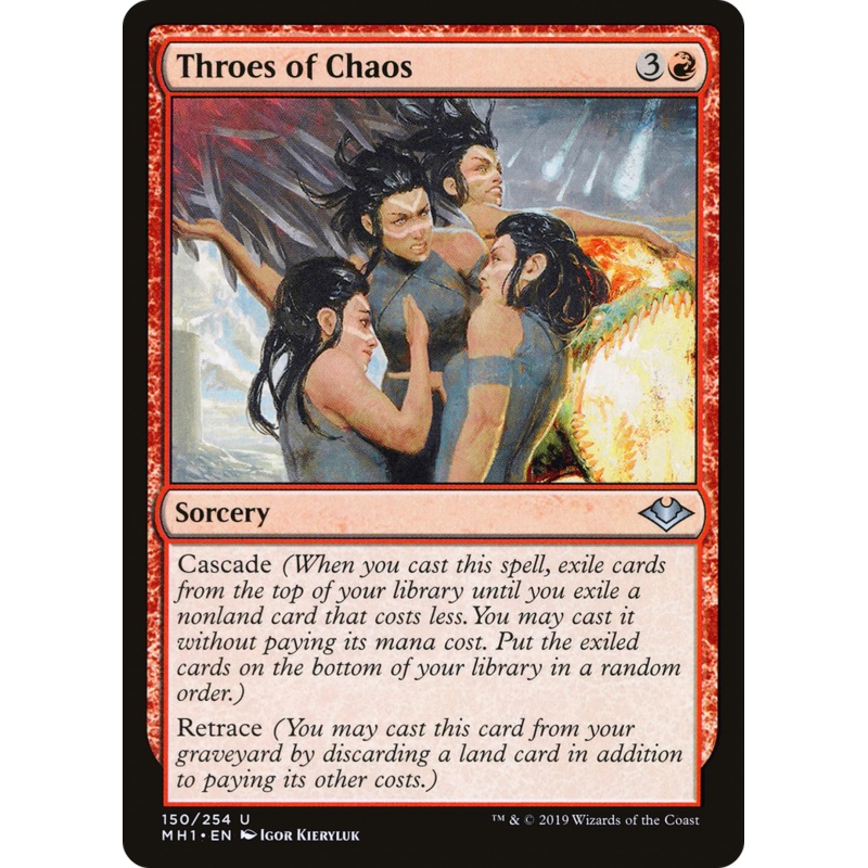 Throes of Chaos (MH1-150) - Modern Horizons Foil