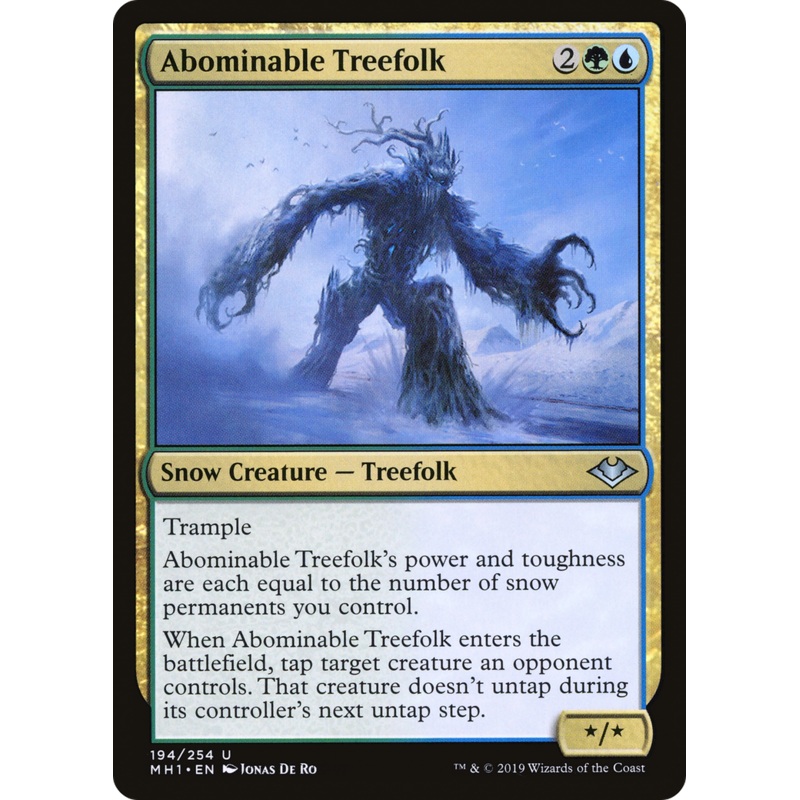 Abominable Treefolk (MH1-194) - Modern Horizons