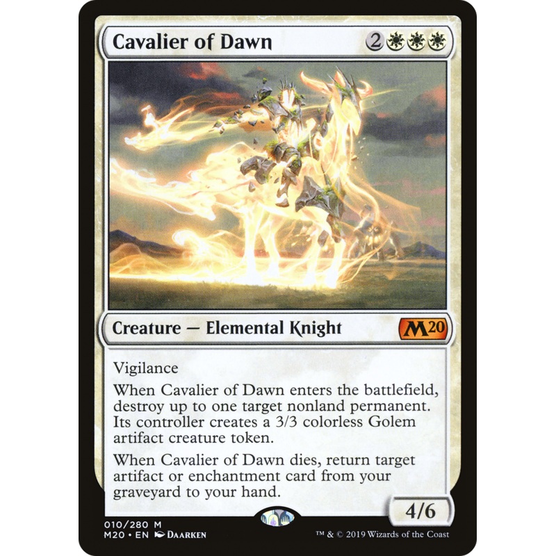 Cavalier of Dawn (M20-010) - Core Set 2020