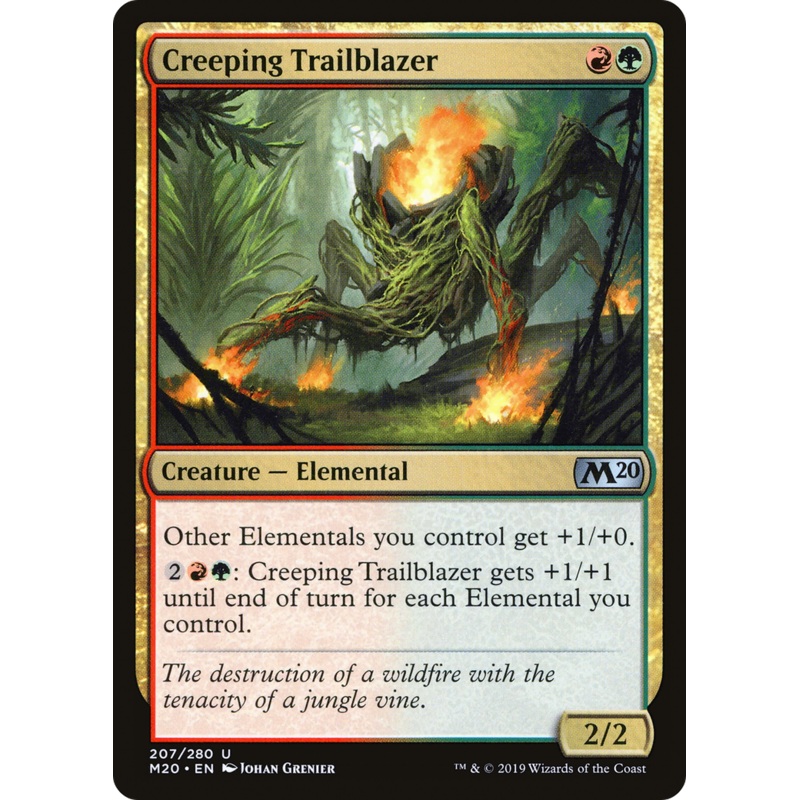 Creeping Trailblazer (M20-207) - Core Set 2020 Foil