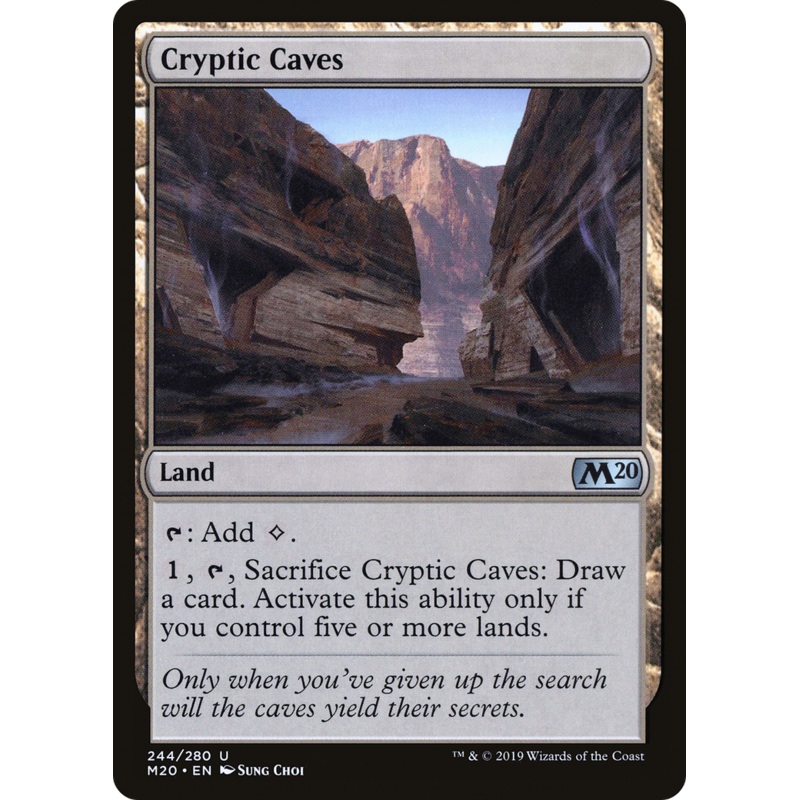 Cryptic Caves (M20-244) - Core Set 2020