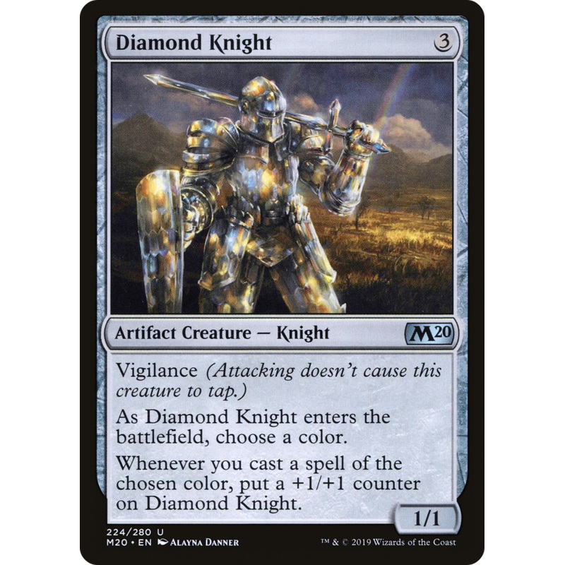 Diamond Knight (M20-224) - Core Set 2020