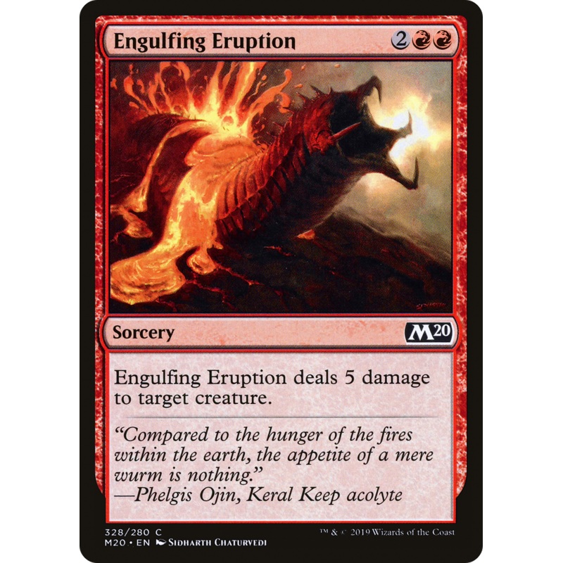 Engulfing Eruption (M20-328) - Core Set 2020
