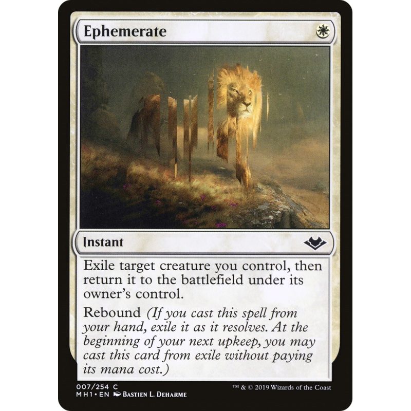 Ephemerate (MH1-007) - Modern Horizons Foil