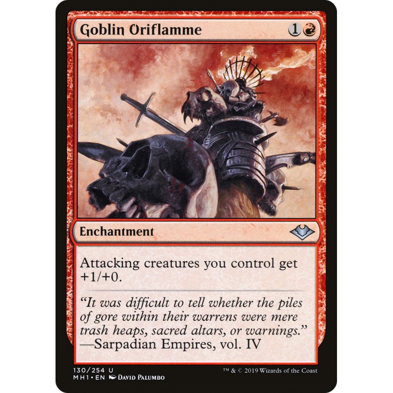 Goblin Oriflamme (MH1-130) - Modern Horizons Foil