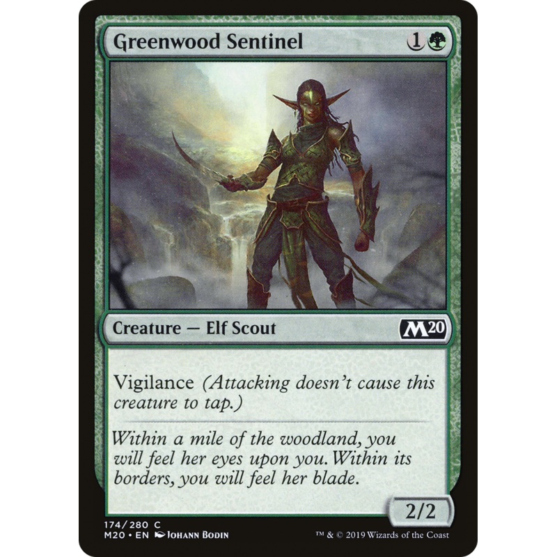 Greenwood Sentinel (M20-174) - Core Set 2020 Foil