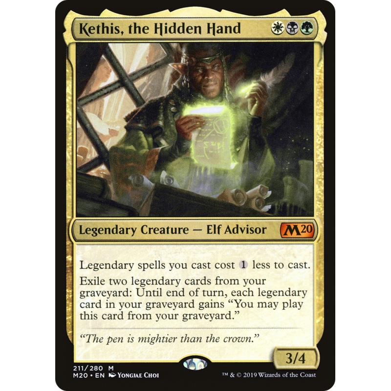 Kethis, the Hidden Hand (M20-211) - Core Set 2020