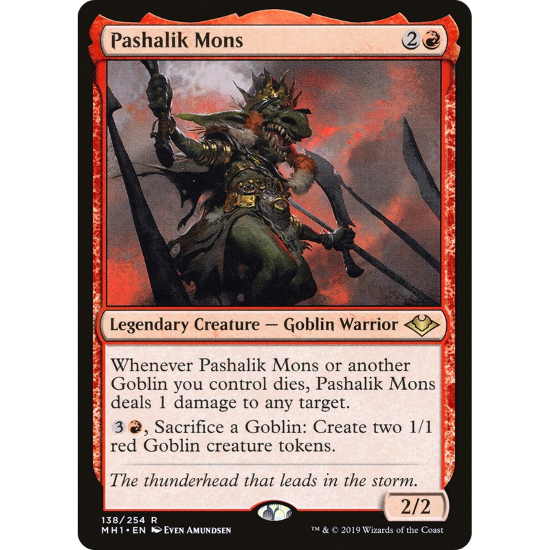 Pashalik Mons (MH1-138) - Modern Horizons Foil