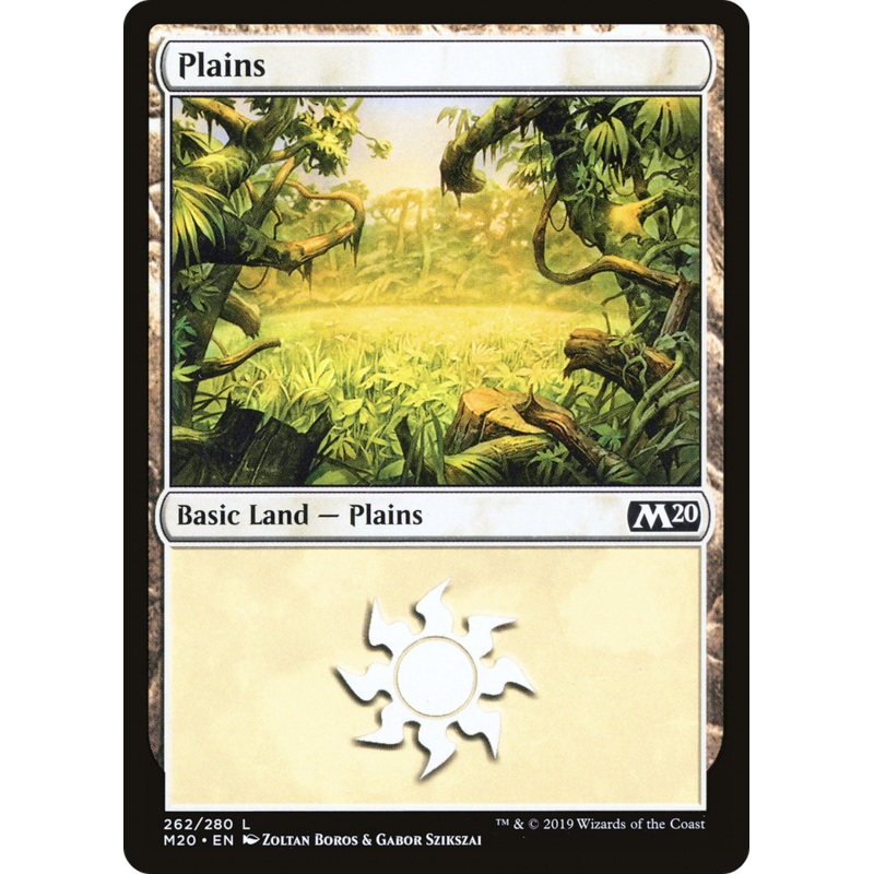 Plains (M20-262) - Core Set 2020 Foil