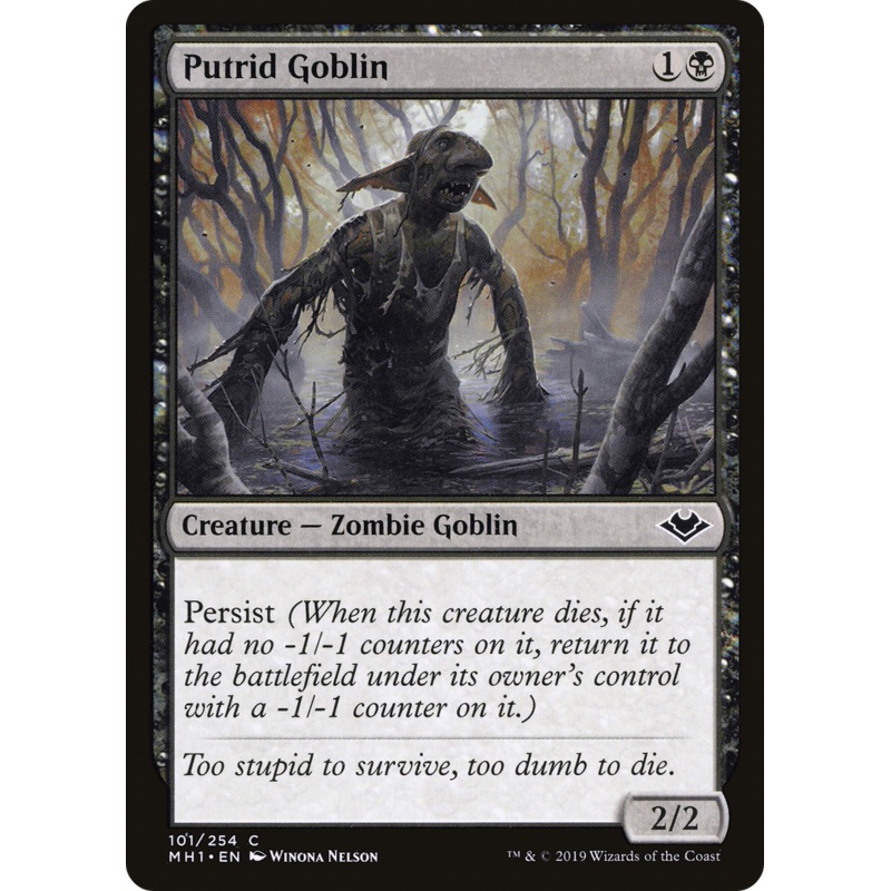 Putrid Goblin (MH1-101) - Modern Horizons Foil