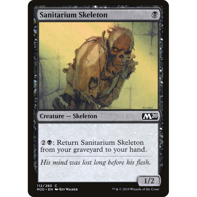 Sanitarium Skeleton (M20-112) - Core Set 2020