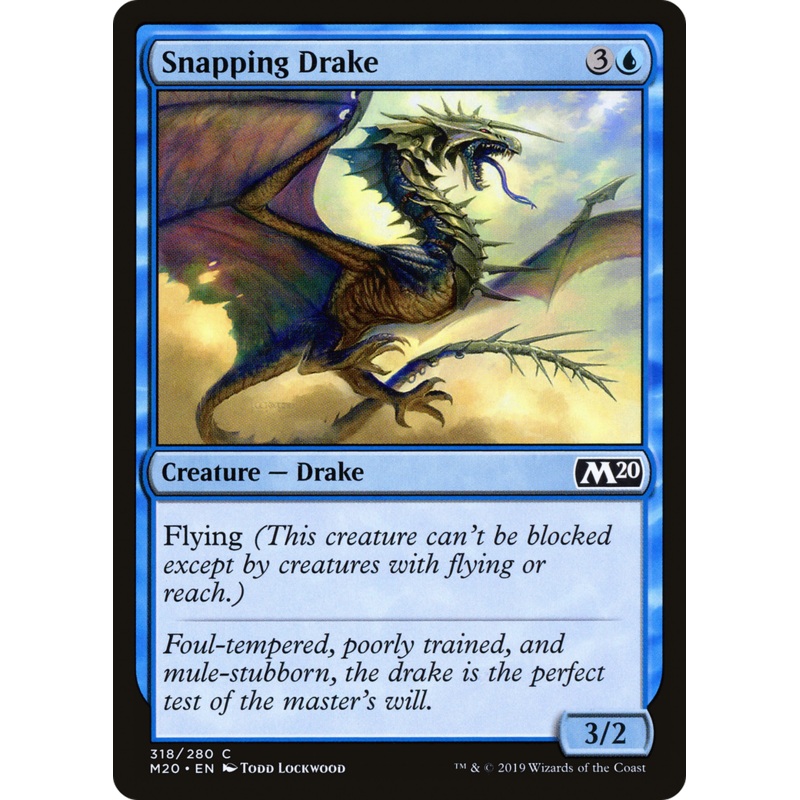 Snapping Drake (M20-318) - Core Set 2020