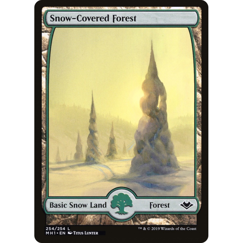 Snow-Covered Forest (MH1-254) - Modern Horizons