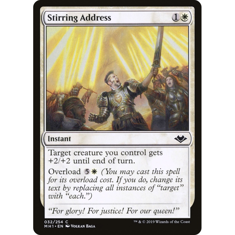Stirring Address (MH1-032) - Modern Horizons Foil
