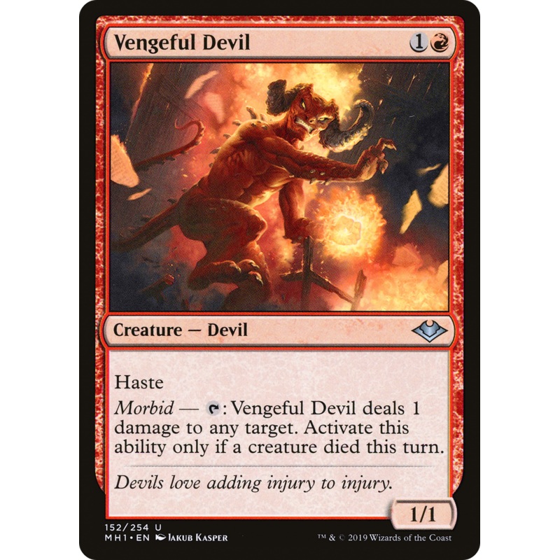 Vengeful Devil (MH1-152) - Modern Horizons