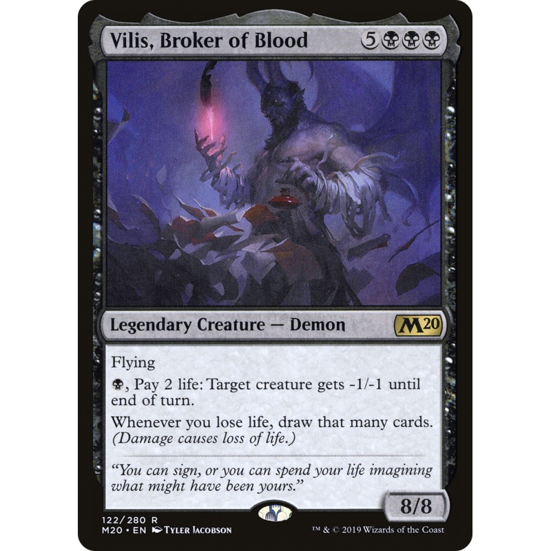 Vilis, Broker of Blood (M20-122) - Core Set 2020 Foil