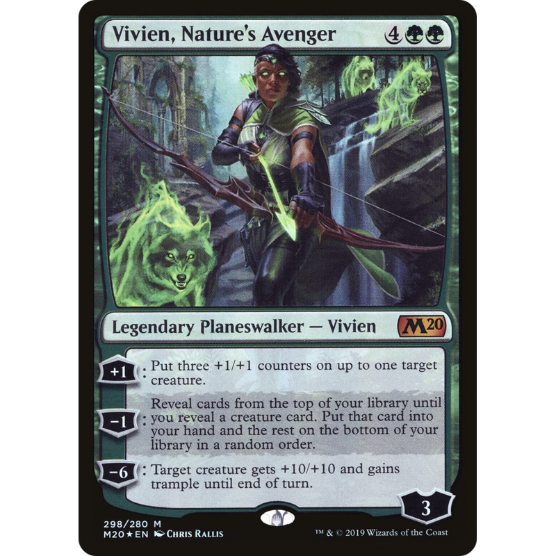 Vivien, Nature's Avenger (M20-298) - Core Set 2020 Foil