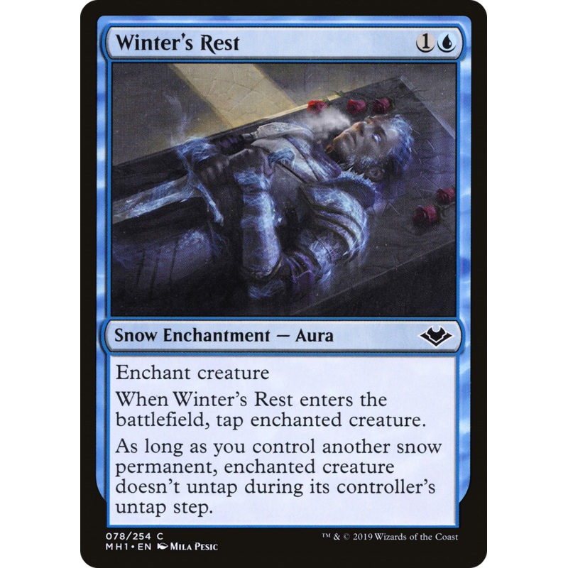 Winter's Rest (MH1-078) - Modern Horizons Foil