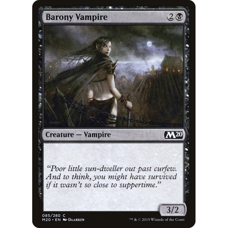 Barony Vampire (M20-085) - Core Set 2020 Foil