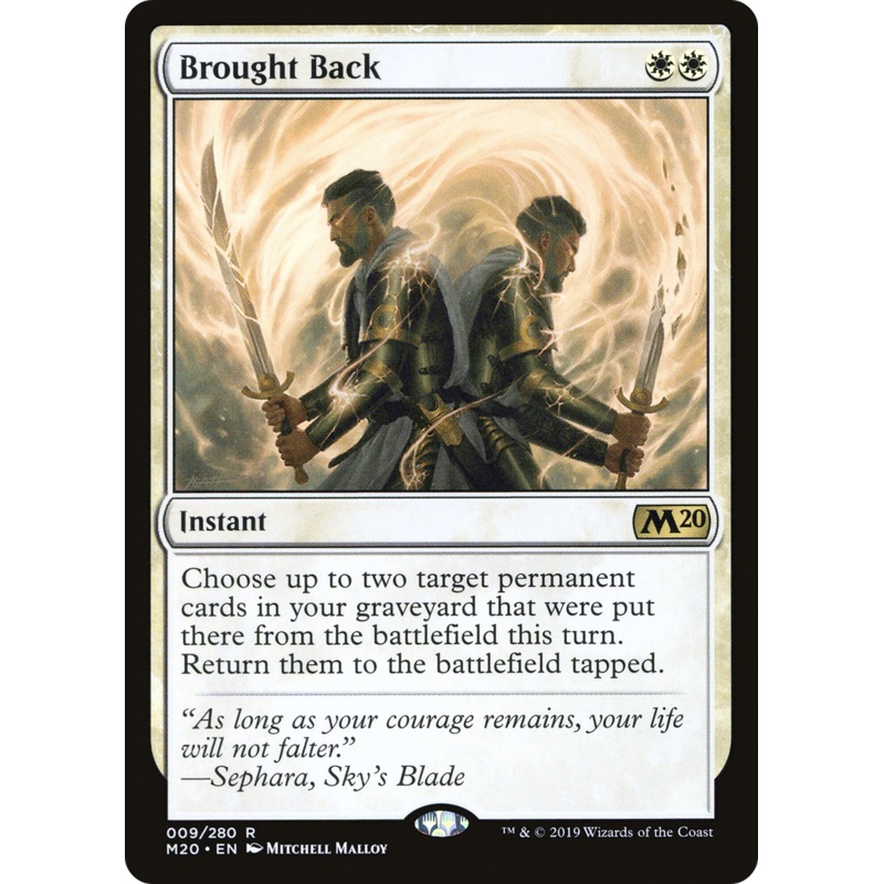 Brought Back (M20-009) - Core Set 2020 Foil