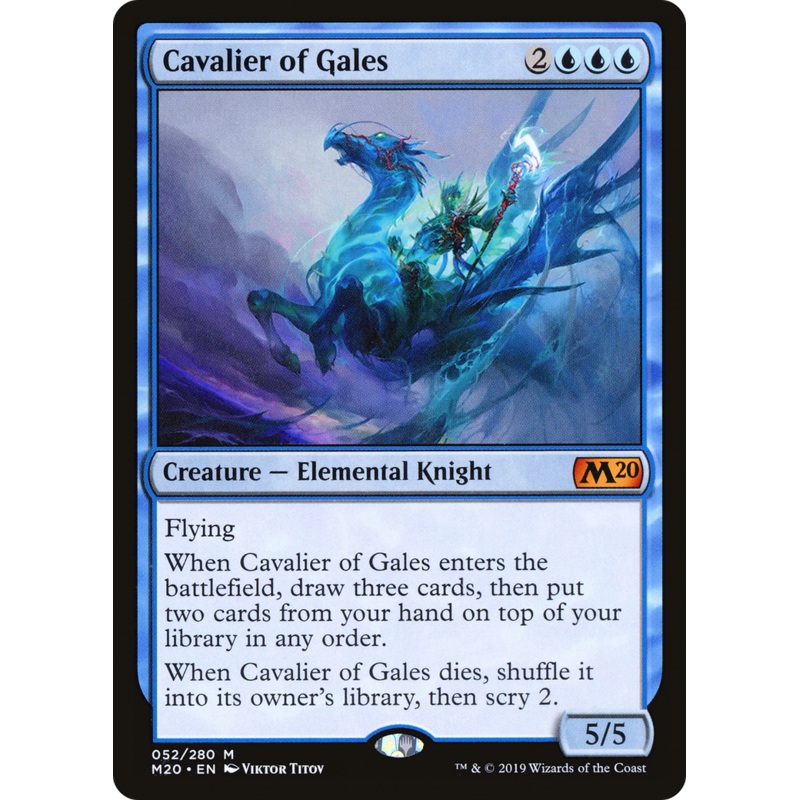 Cavalier of Gales (M20-052) - Core Set 2020 Foil