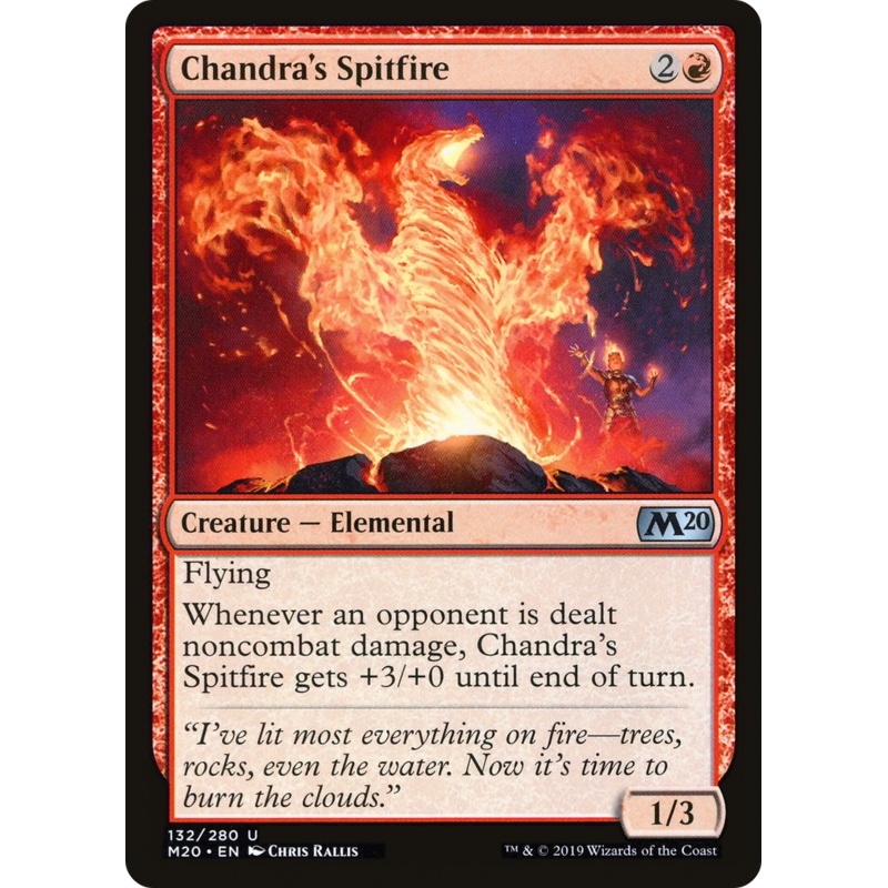 Chandra's Spitfire (M20-132) - Core Set 2020