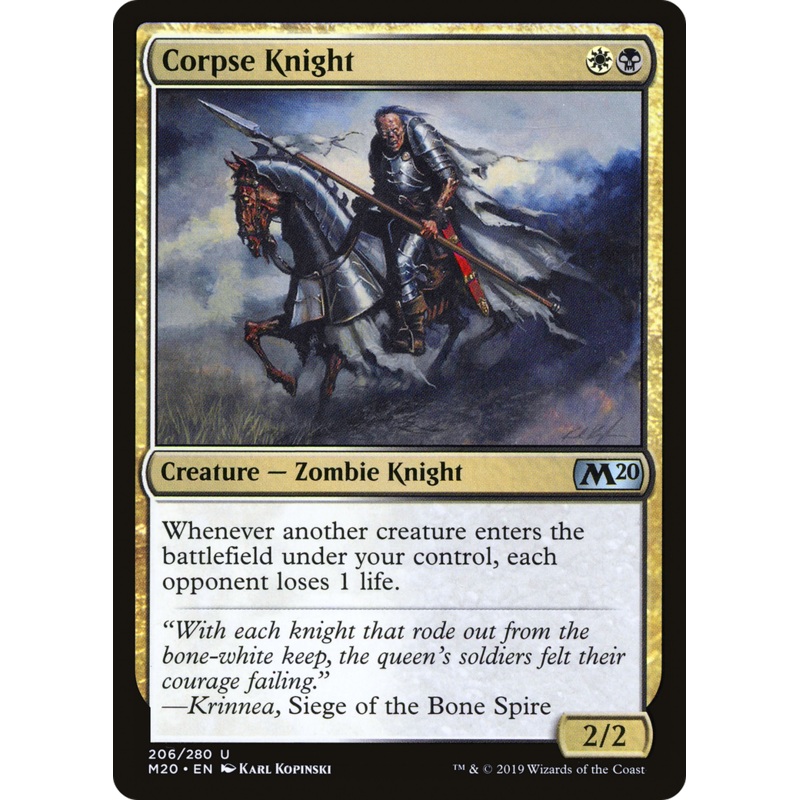 Corpse Knight (M20-206) - Core Set 2020