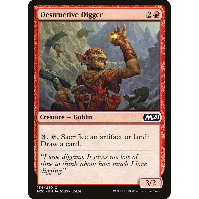 Destructive Digger (M20-134) - Core Set 2020
