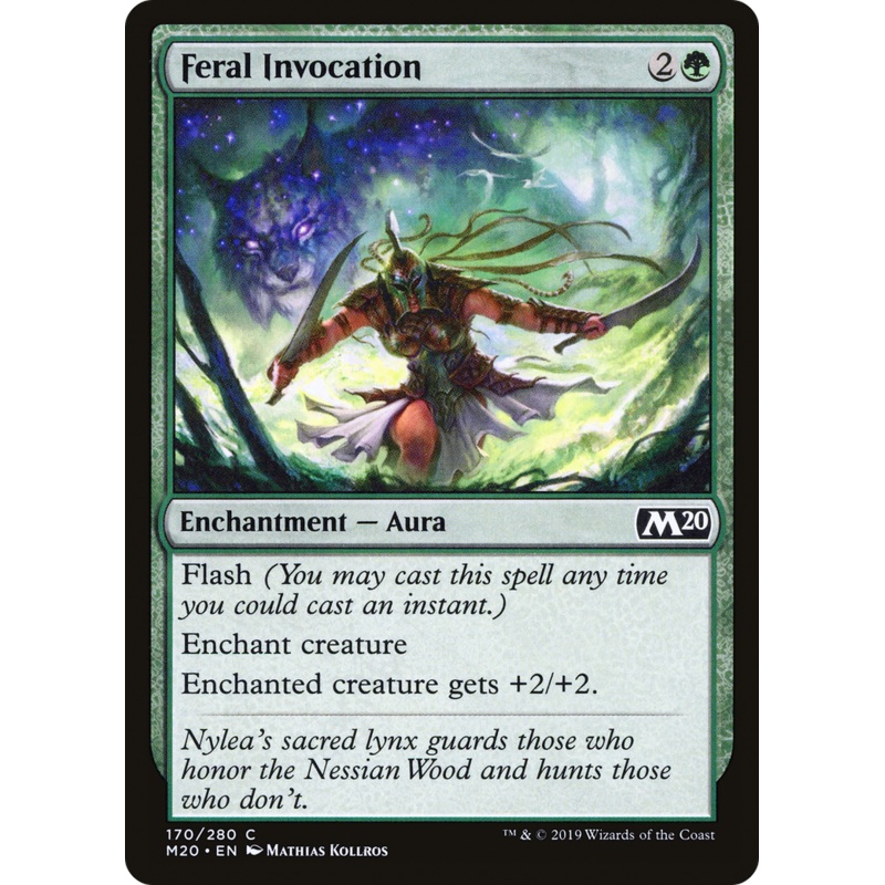 Feral Invocation (M20-170) - Core Set 2020