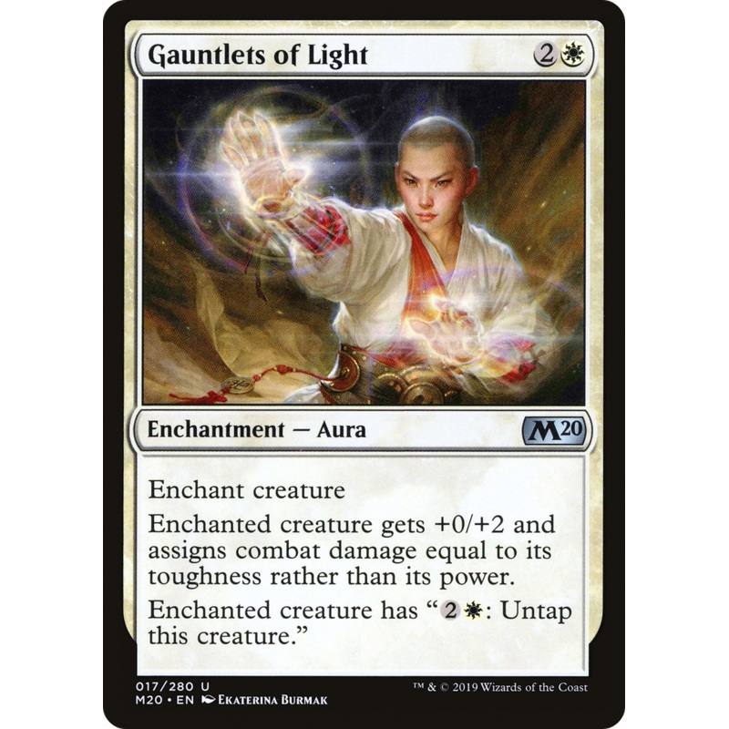 Gauntlets of Light (M20-017) - Core Set 2020 Foil