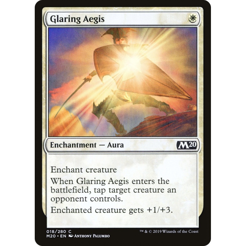 Glaring Aegis (M20-018) - Core Set 2020
