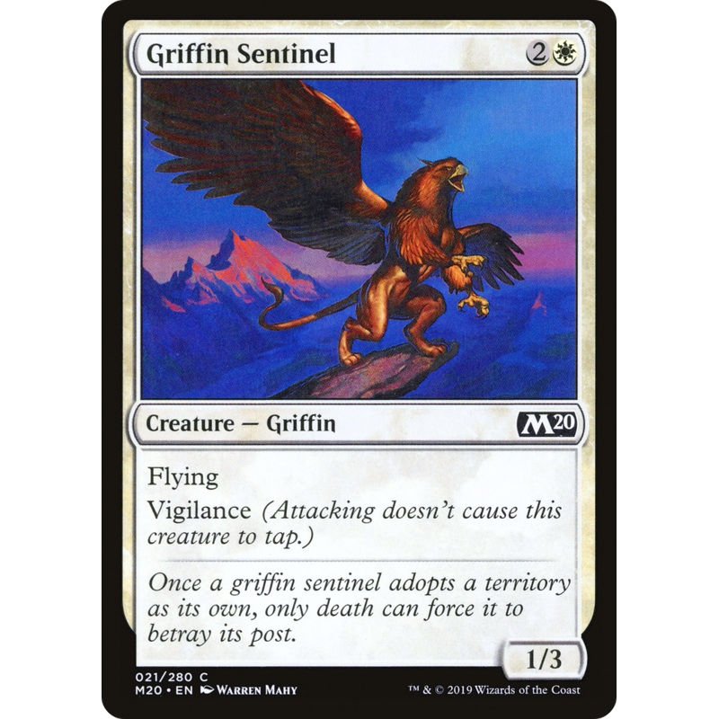 Griffin Sentinel (M20-021) - Core Set 2020