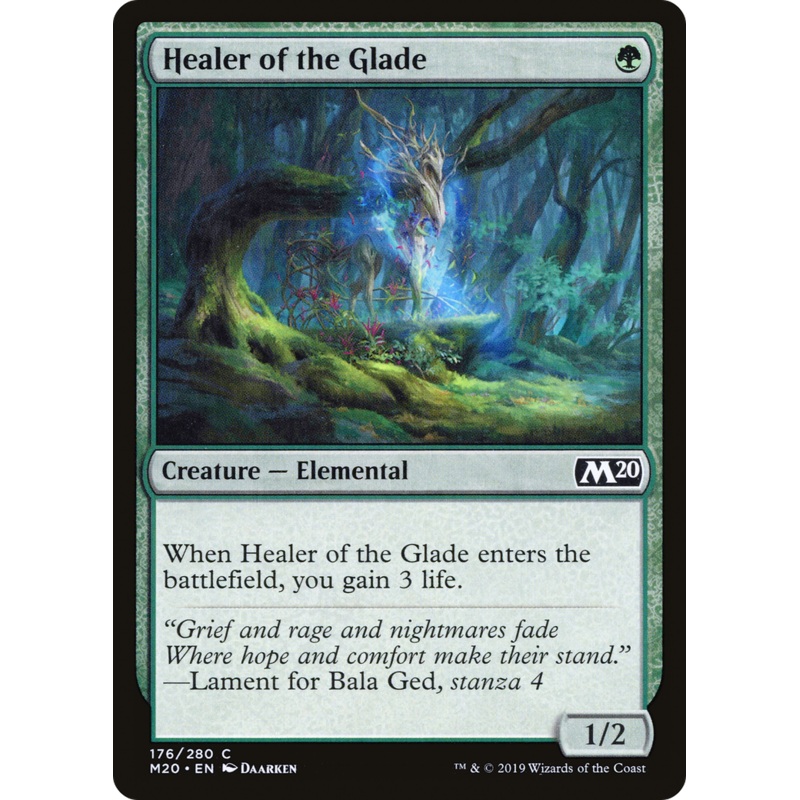 Healer of the Glade (M20-176) - Core Set 2020 Foil