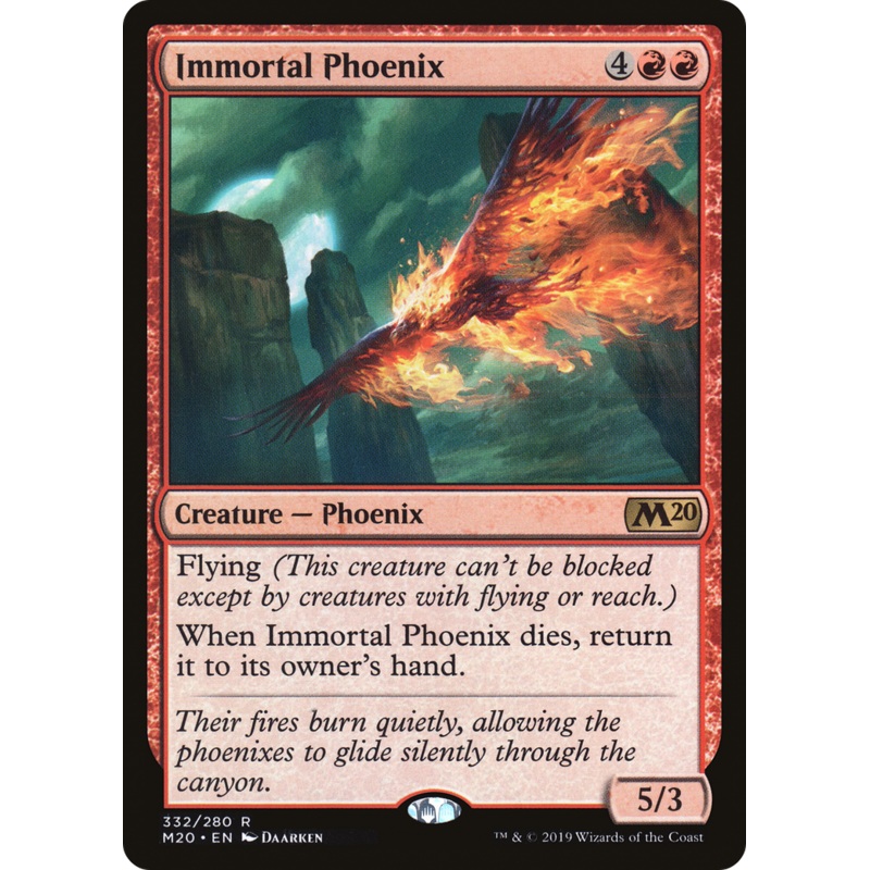 Immortal Phoenix (M20-332) - Core Set 2020