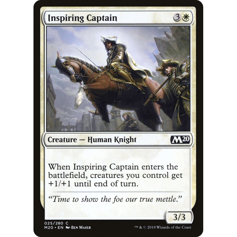 Inspiring Captain (M20-025) - Core Set 2020