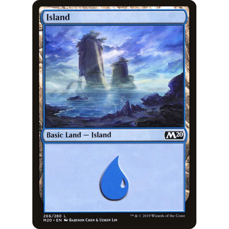 Island (M20-266) - Core Set 2020 Foil