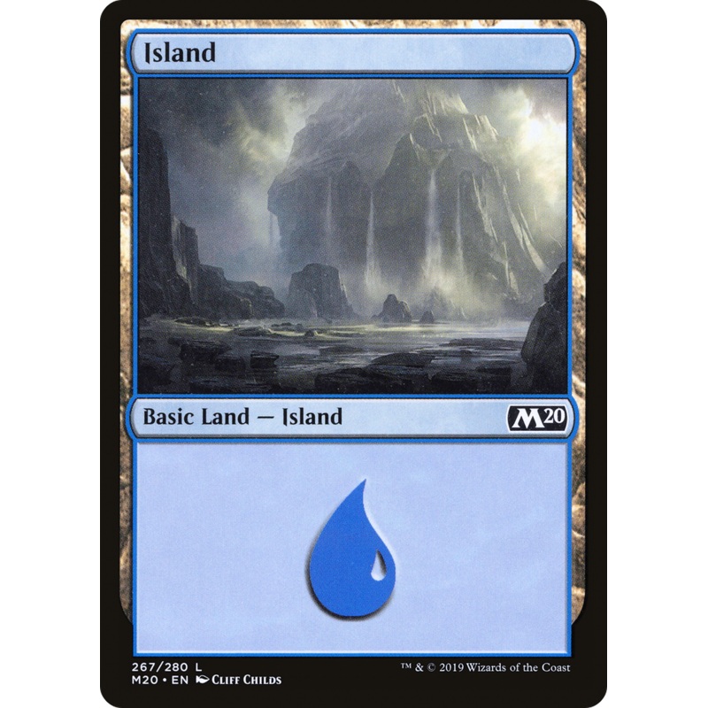 Island (M20-267) - Core Set 2020 Foil