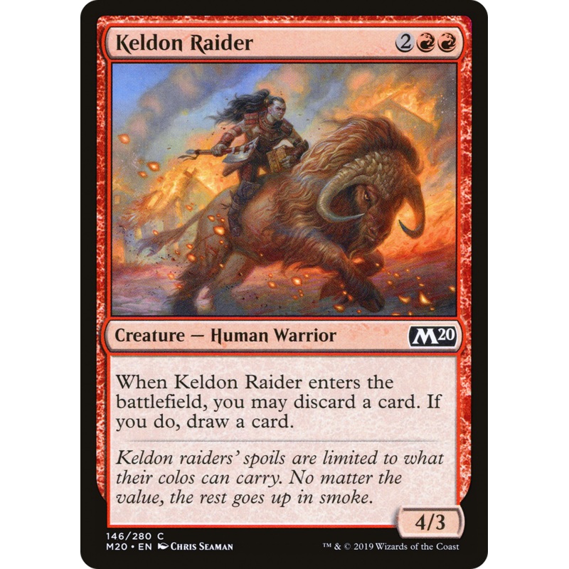 Keldon Raider (M20-146) - Core Set 2020 Foil