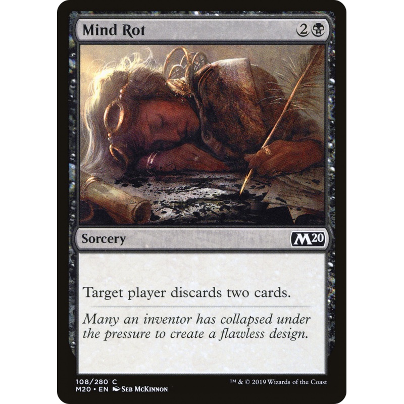 Mind Rot (M20-108) - Core Set 2020 Foil