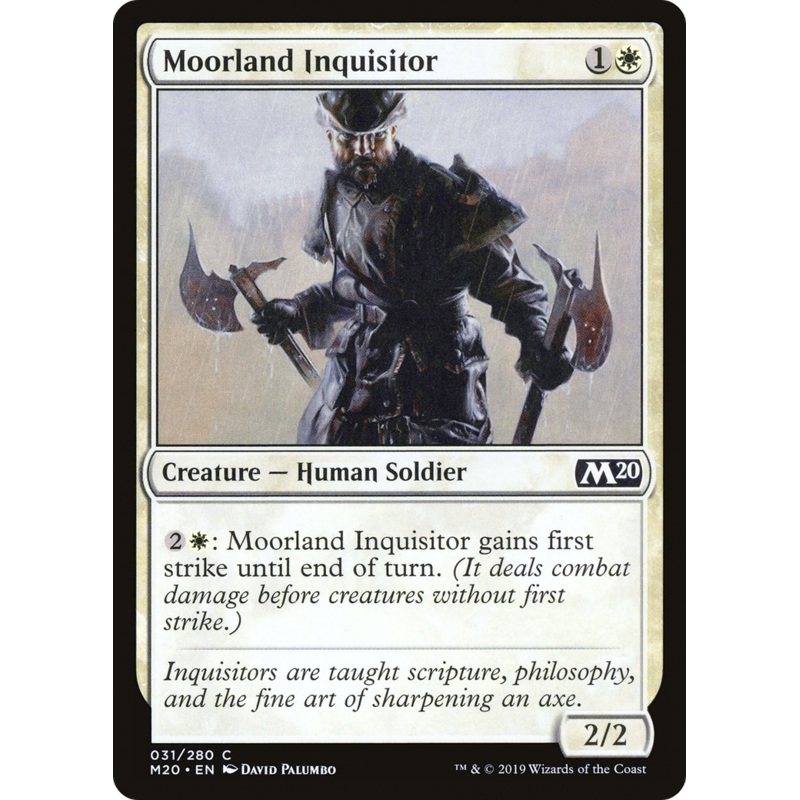 Moorland Inquisitor (M20-031) - Core Set 2020
