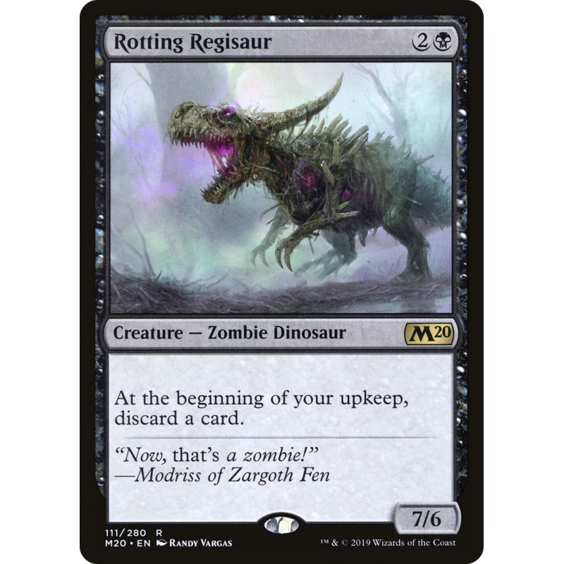 Rotting Regisaur (M20-111) - Core Set 2020
